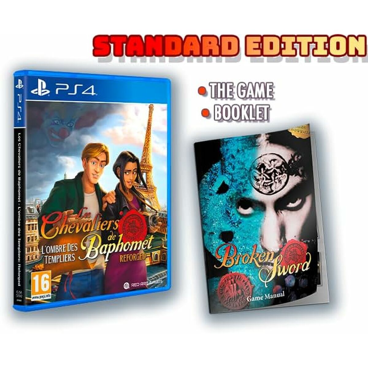Afbeeldingen van PlayStation 4 Video Game Just For Games LES CHEVALIERS DE BAPHOMET