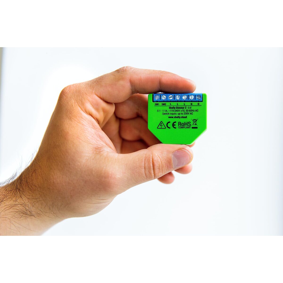 Wi-Fi switch module Shelly Dimmer 2 240 V 2 A