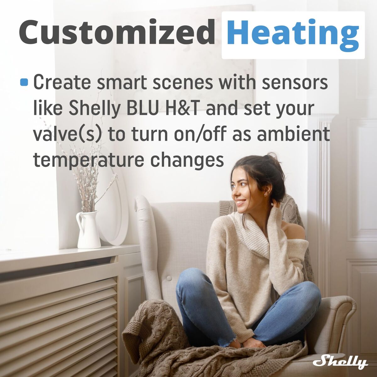 Thermostaat Shelly SHELLY BLU TRV Wit