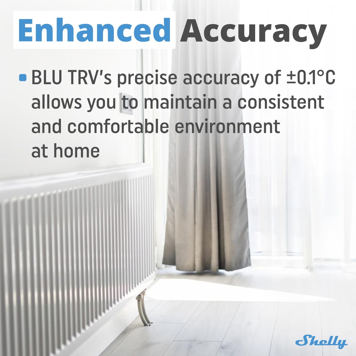 Thermostaat Shelly SHELLY BLU TRV Wit