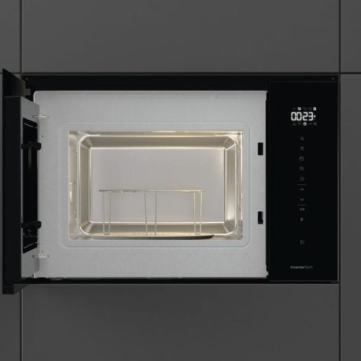 Image secondaire de Micro-ondes avec Gril Hisense Noir 900 W 25 L
