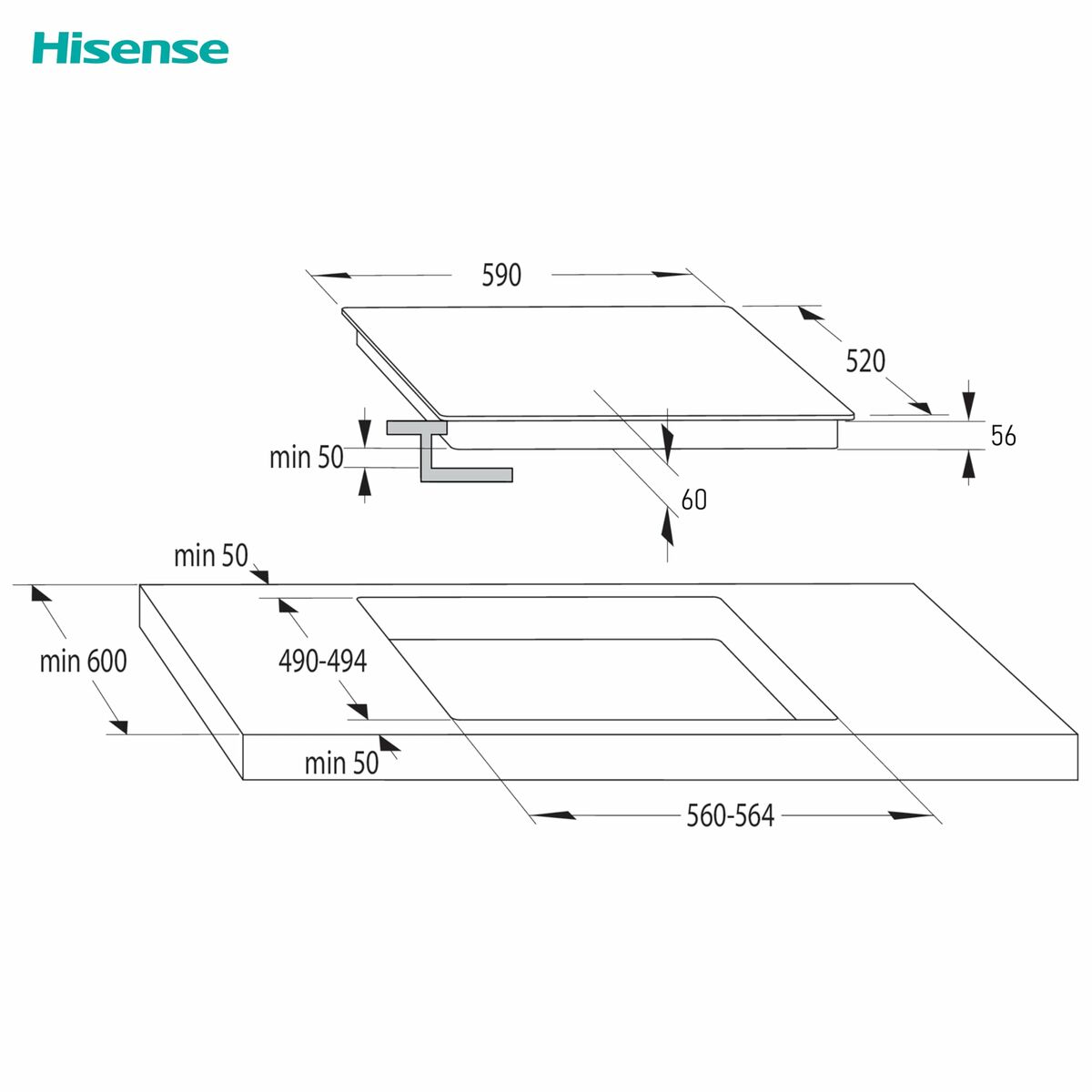 Επαγωγική Πλάκα Hisense