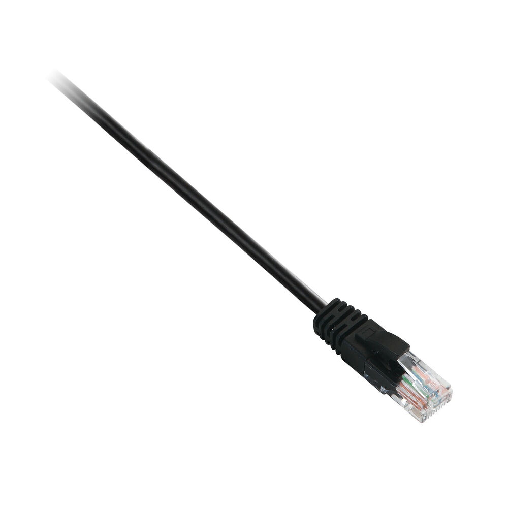 UTP Category 6 Rigid Network Cable V7 V7CAT6UTP-01M-BLK-1E 1 m