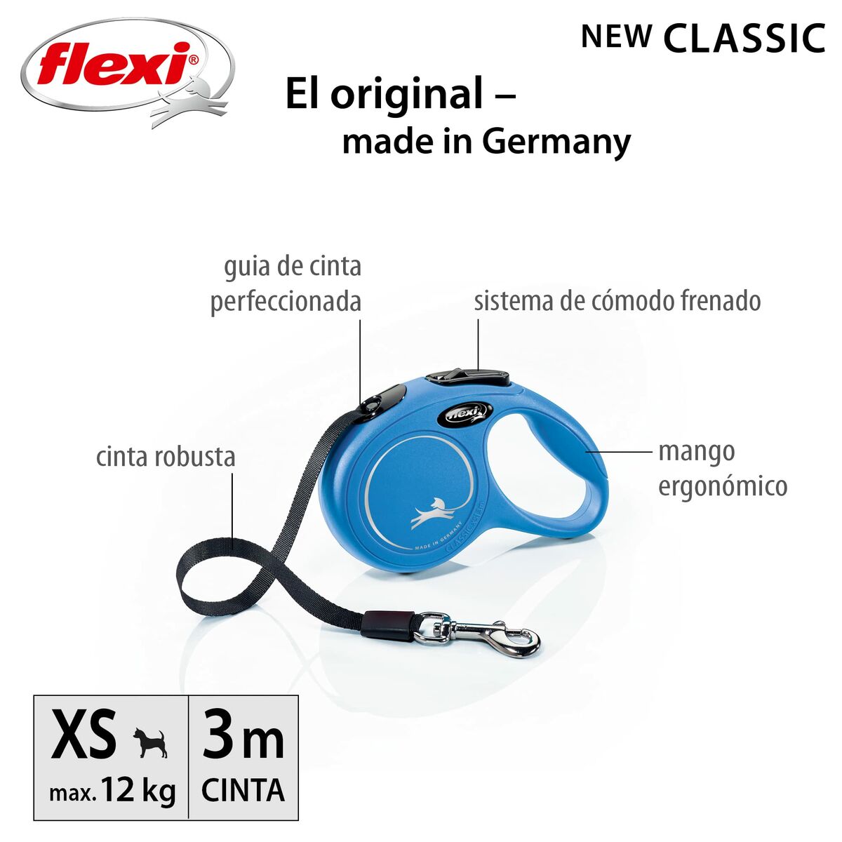 Dog Lead Trixie New Classic Blue 3 m, view 2