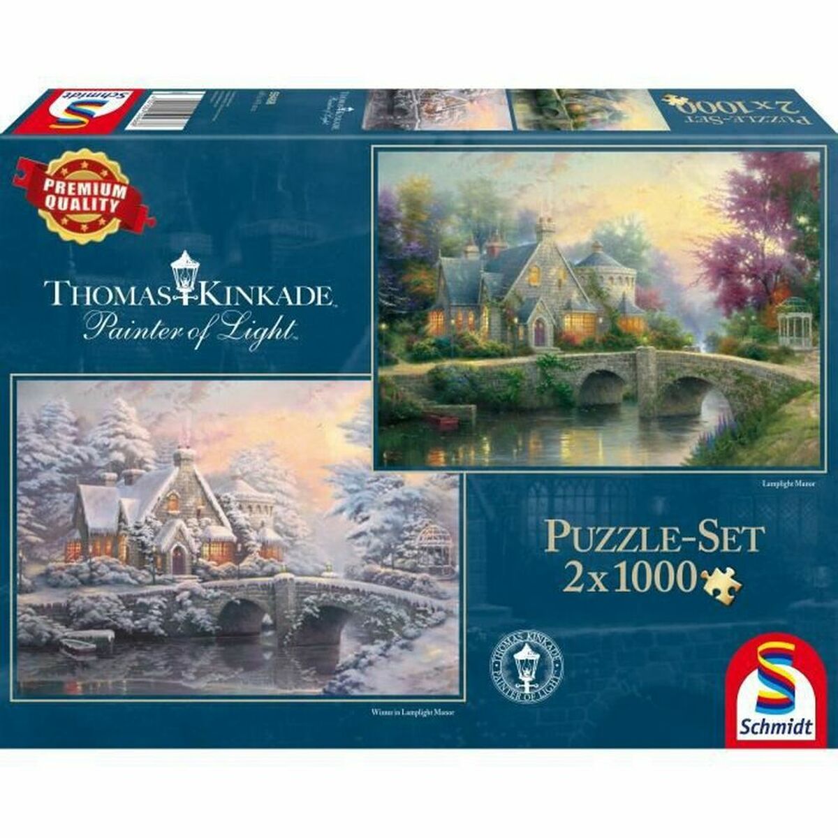 Puzzle Schmidt Spiele Iceland: Kirkjuffellsfoss  (2 x 1000 Pièces)