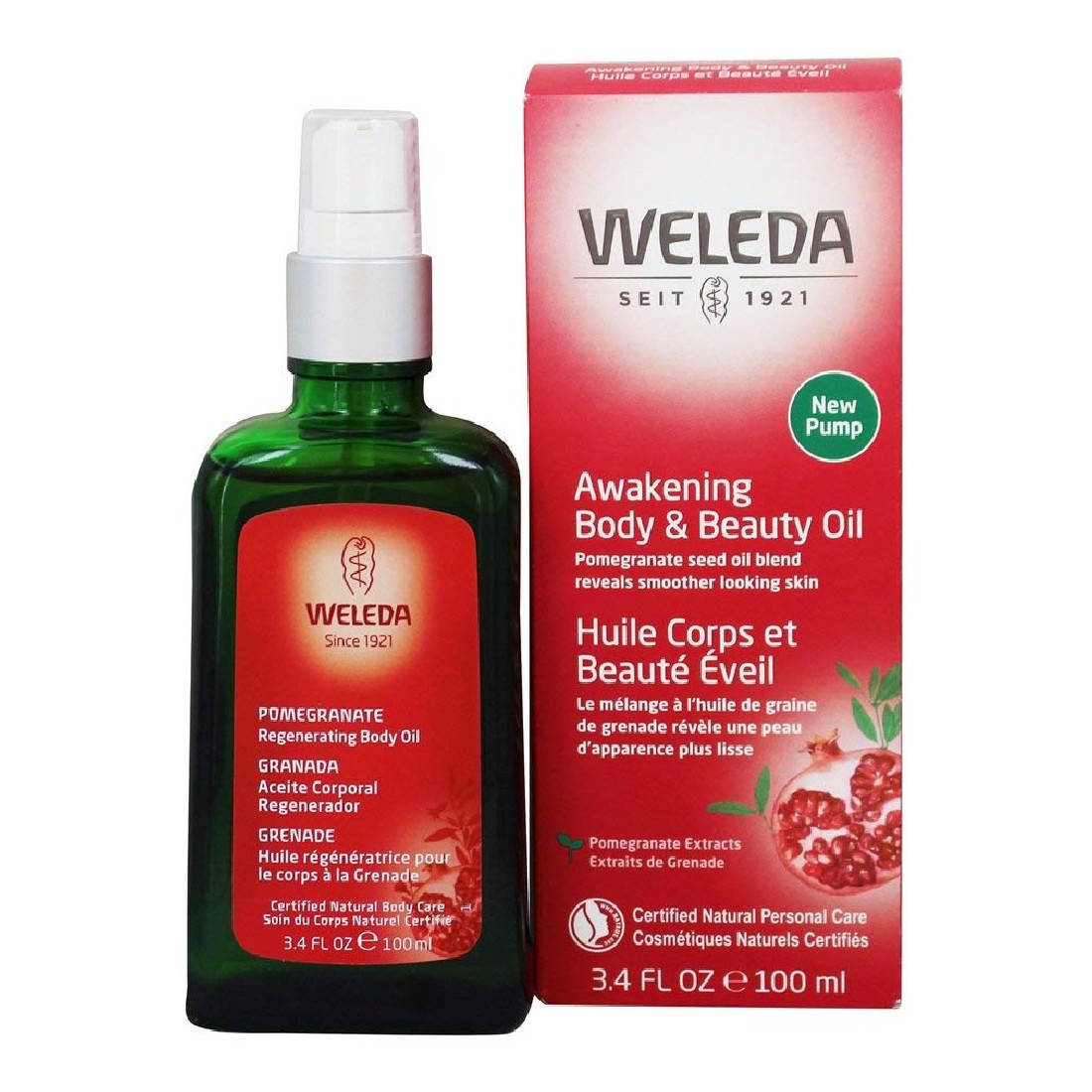 Firming Body Oil Concentrate Weleda Pomegranate (100 ml)