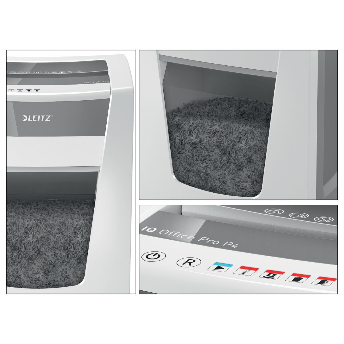 Afbeeldingen van Paper Shredder Leitz Office Pro P4 Leitz IQ 30 L