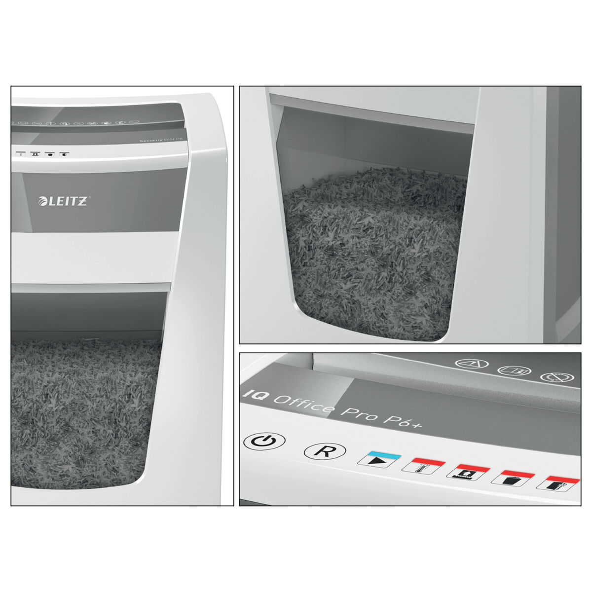 Afbeeldingen van Micro-Cut Paper Shredder Leitz Office Pro P6+