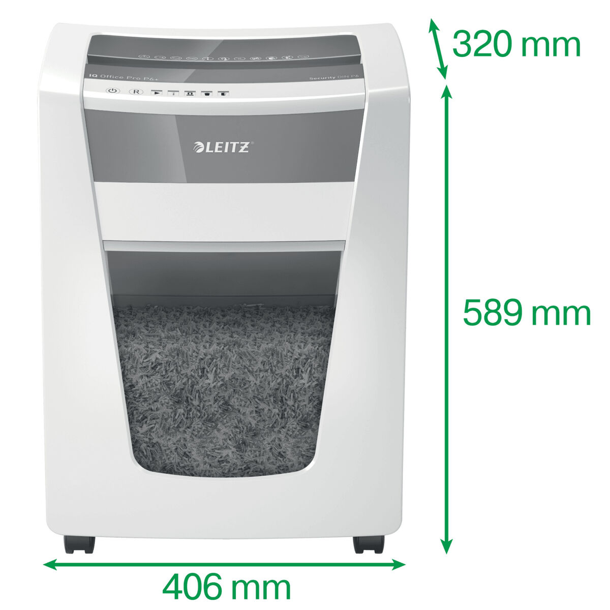 Afbeeldingen van Micro-Cut Paper Shredder Leitz Office Pro P6+