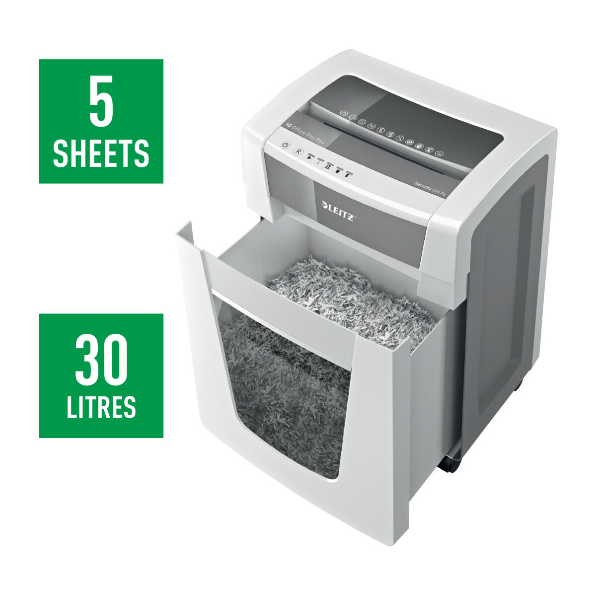 Afbeeldingen van Micro-Cut Paper Shredder Leitz Office Pro P6+