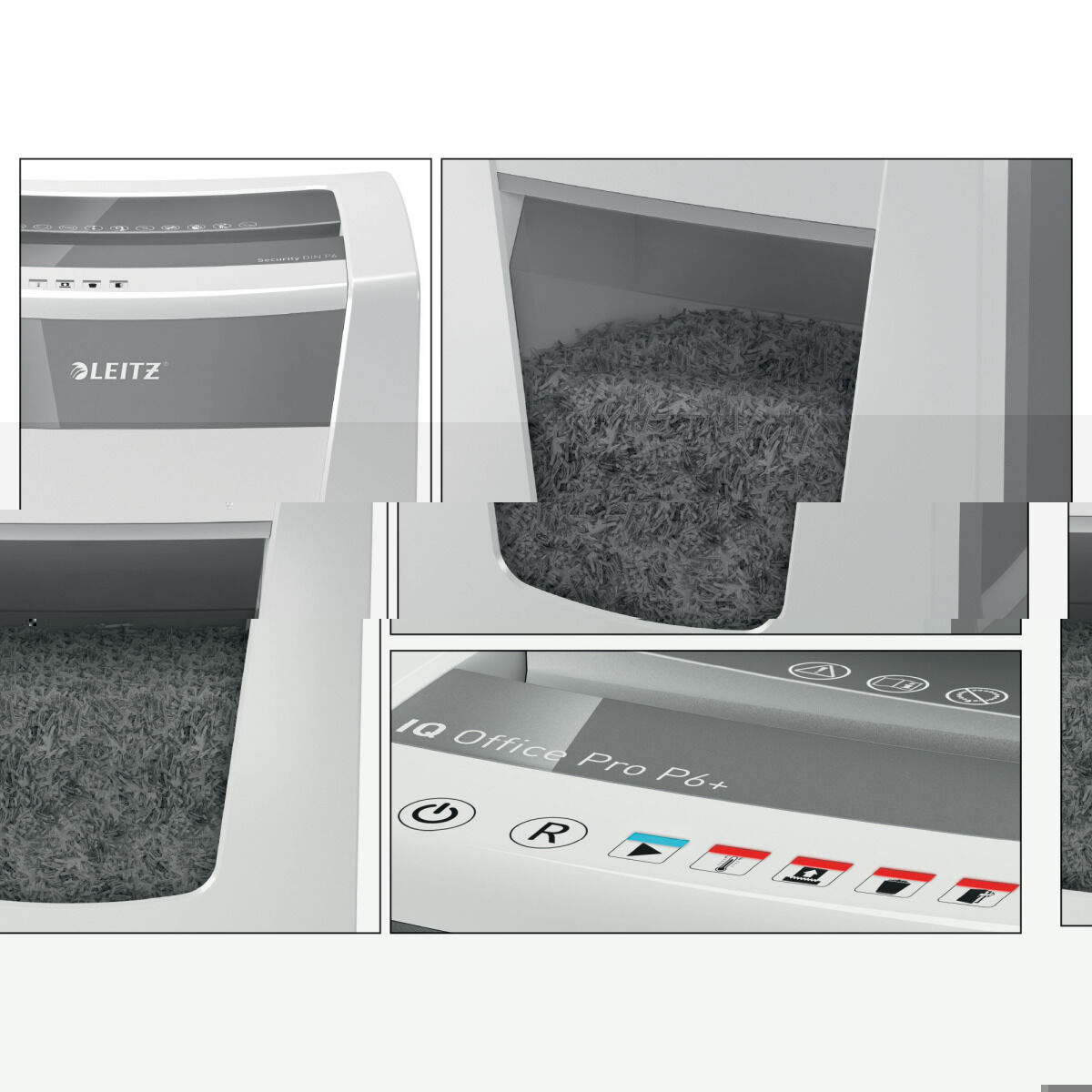 Afbeeldingen van Micro-Cut Paper Shredder Leitz Office Pro P6+
