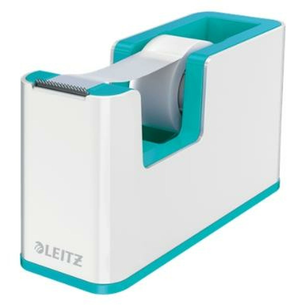 Dévidoir Leitz Wow Dual 5,1 x 7,6 x 12, 6 cm Turquoise Blanc