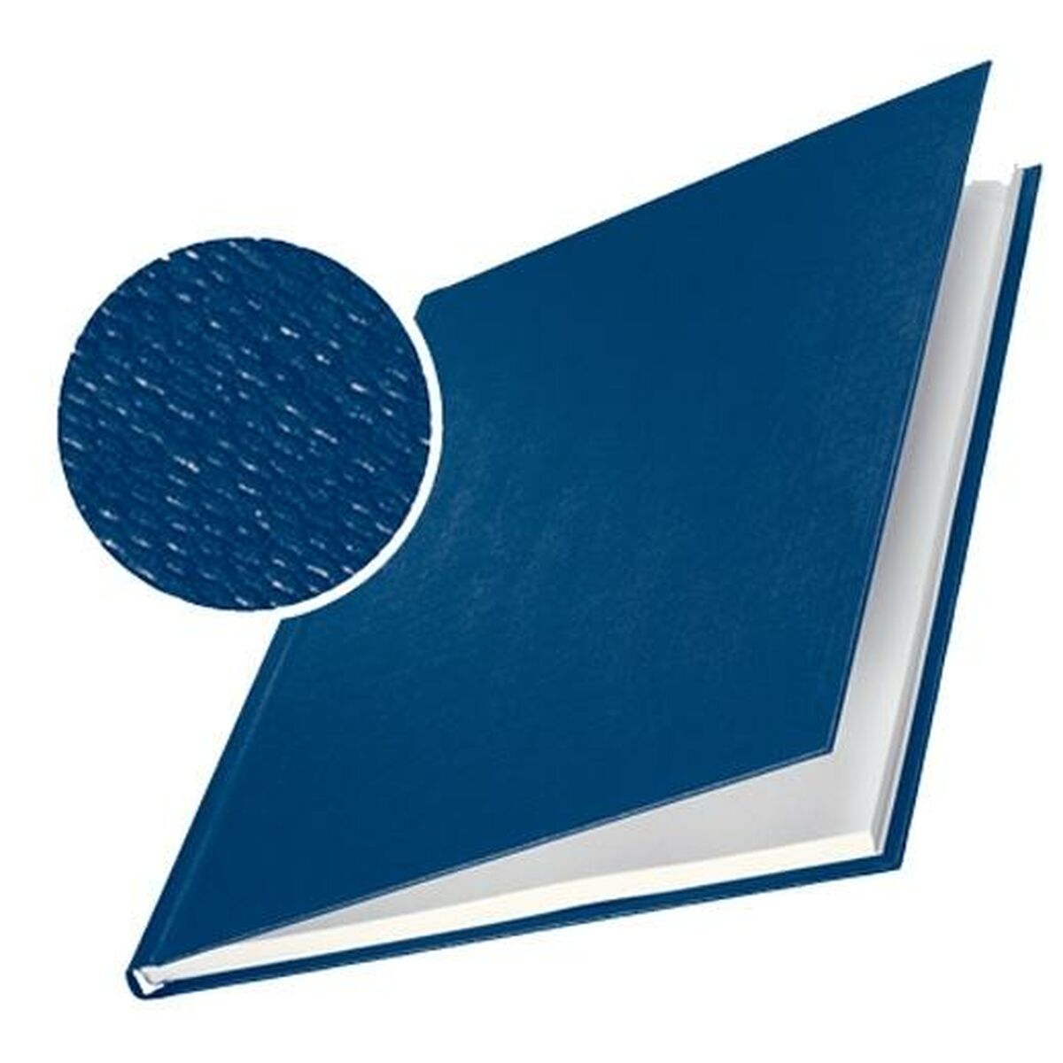 Couvertures de reliure Leitz Classic Couvercle rigide Bleu Lin A4 (10 Unités)