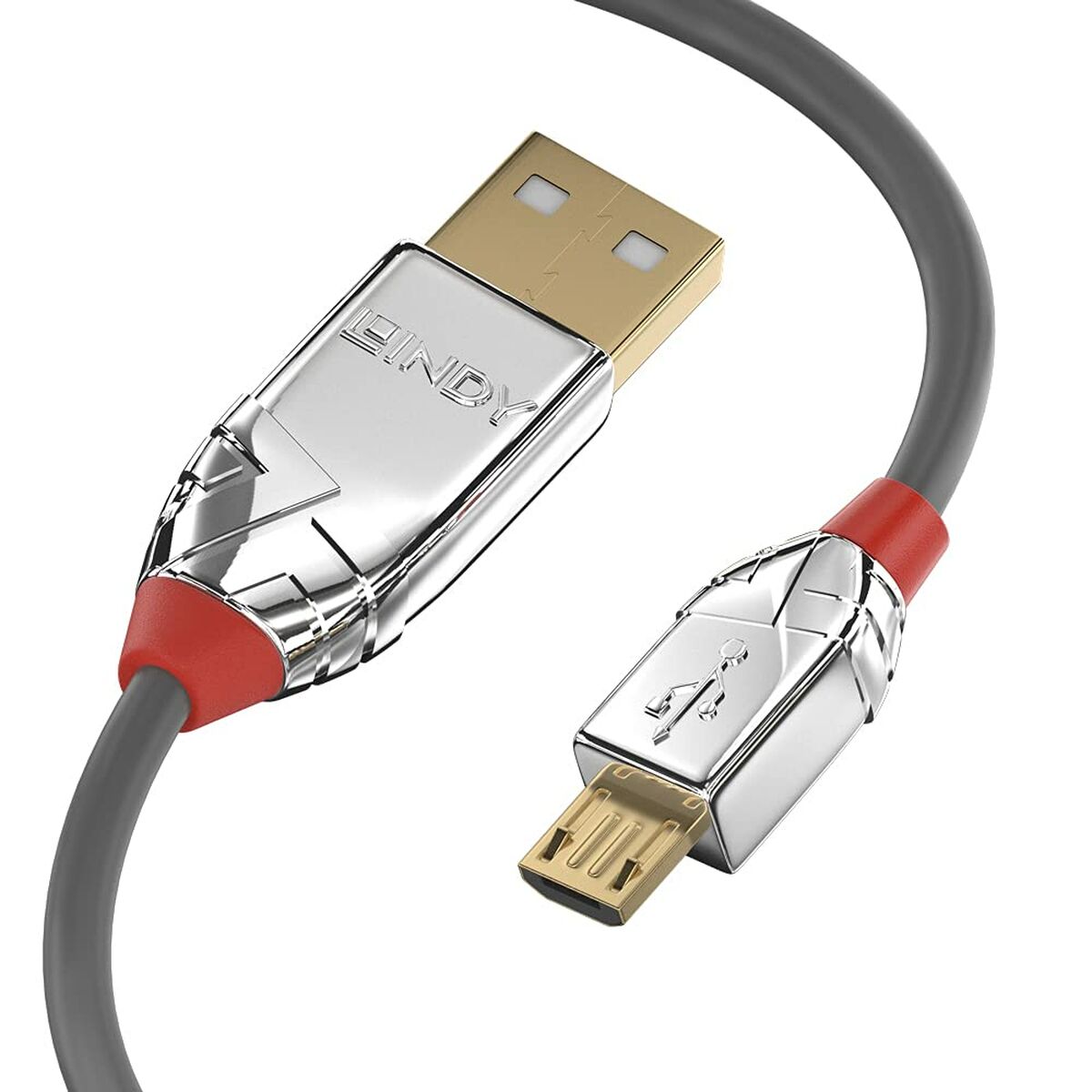 Câble Micro USB LINDY 36653 Gris