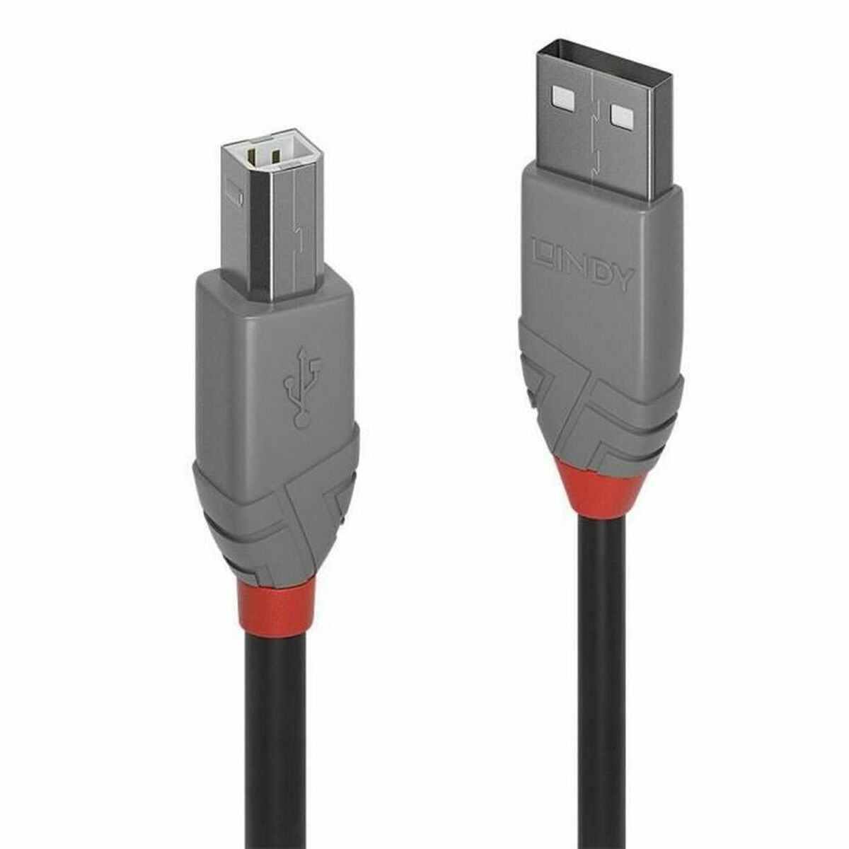 Кабел USB A към USB B LINDY 36672 Черен 1 m