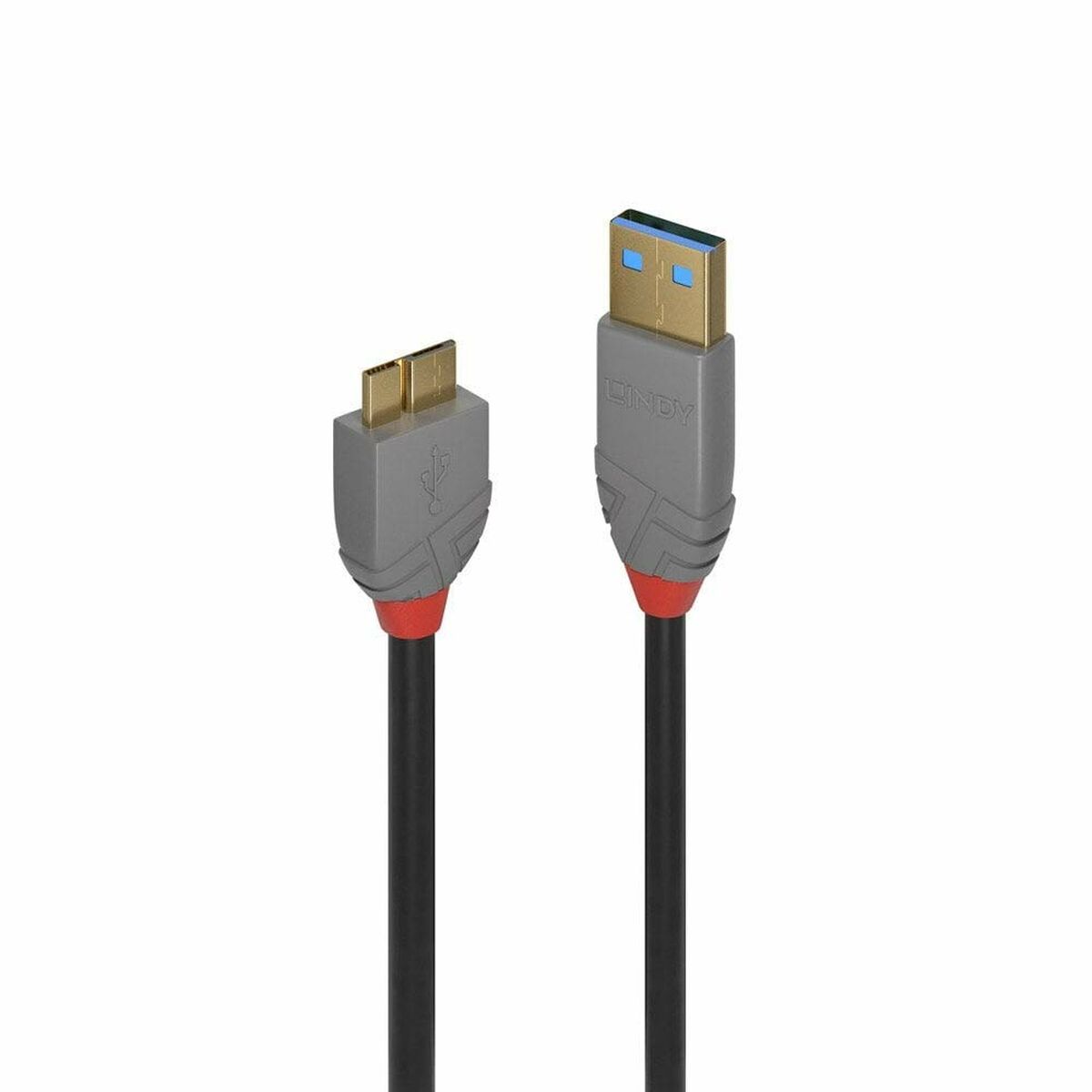 Câble USB LINDY 36765 Noir 50 cm (1 Unités)