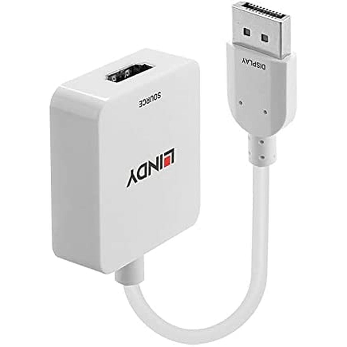 Afbeeldingen van HDMI to DisplayPort adapter LINDY 38303 White