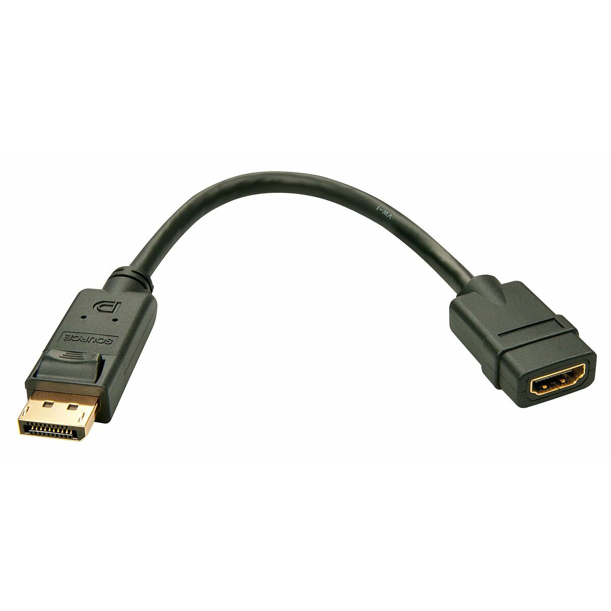 Câble DisplayPort vers HDMI LINDY 41005 Noir