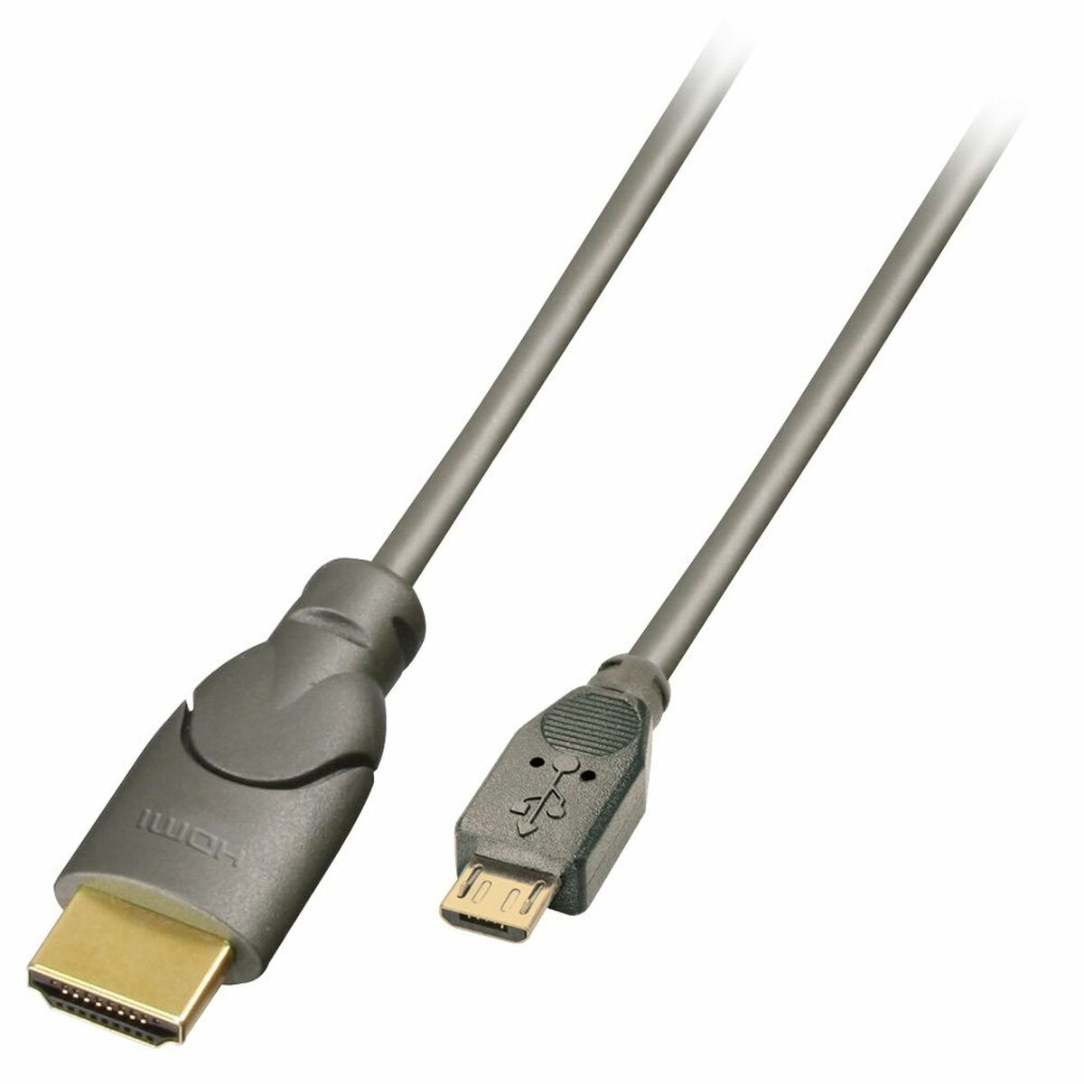 Câble USB vers micro USB LINDY 41567 Anthracite 2 m