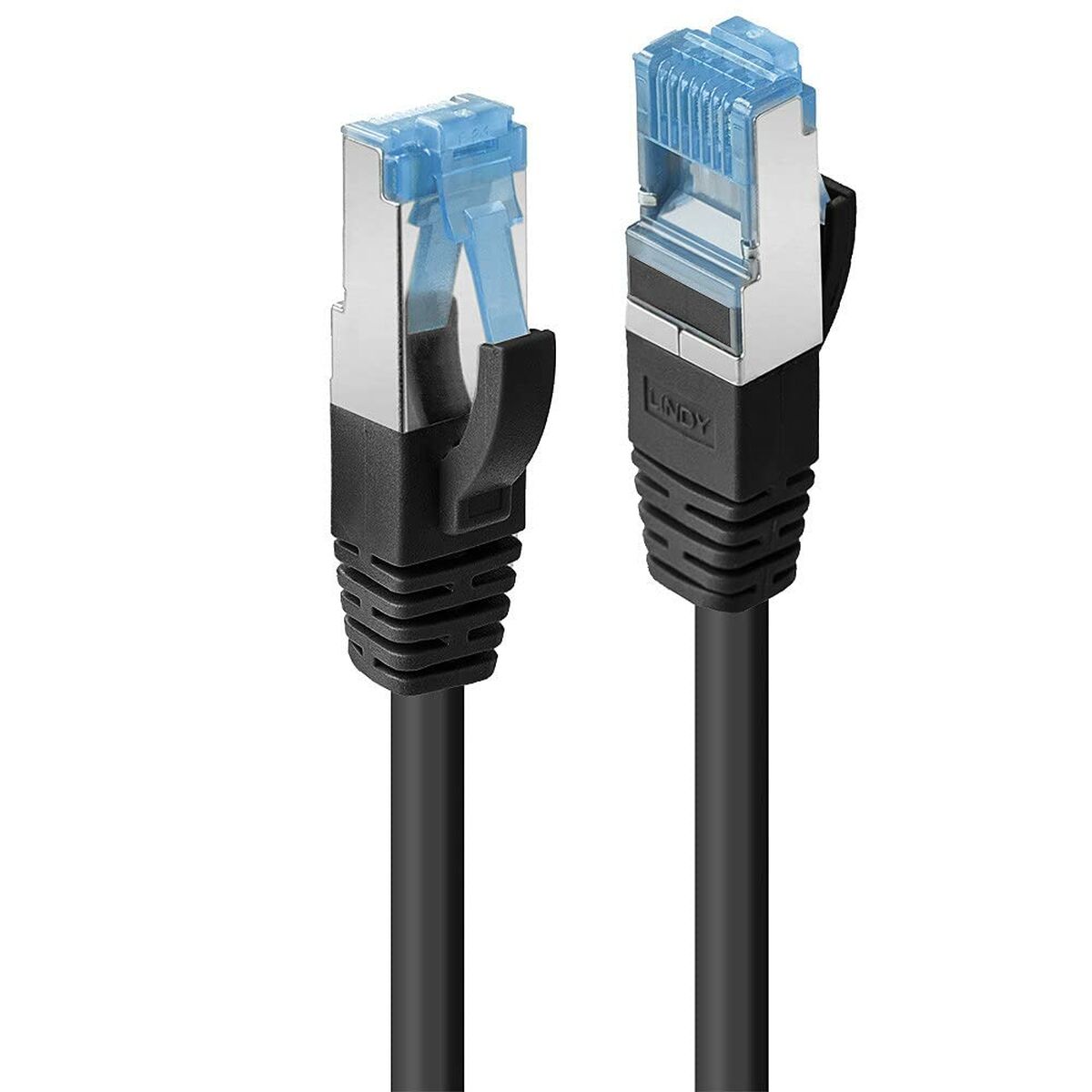 Image secondaire de Câble Réseau Rigide UTP 6ème Catégorie LINDY 47412 Noir 1 m 1 Unité