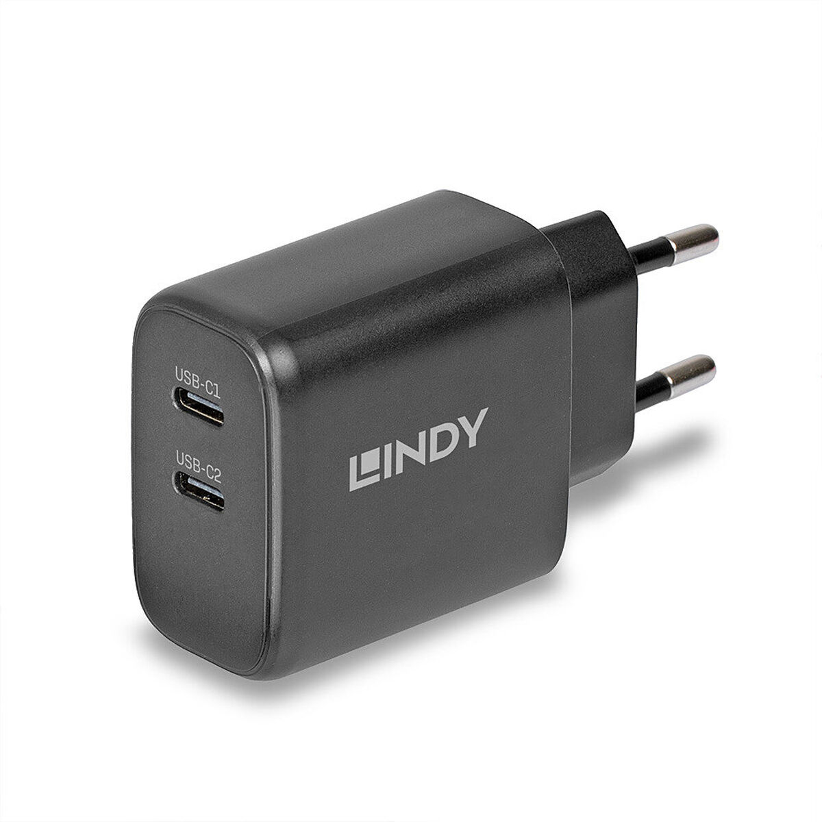 Afbeeldingen van Wall Charger LINDY 73438 Black 65 W