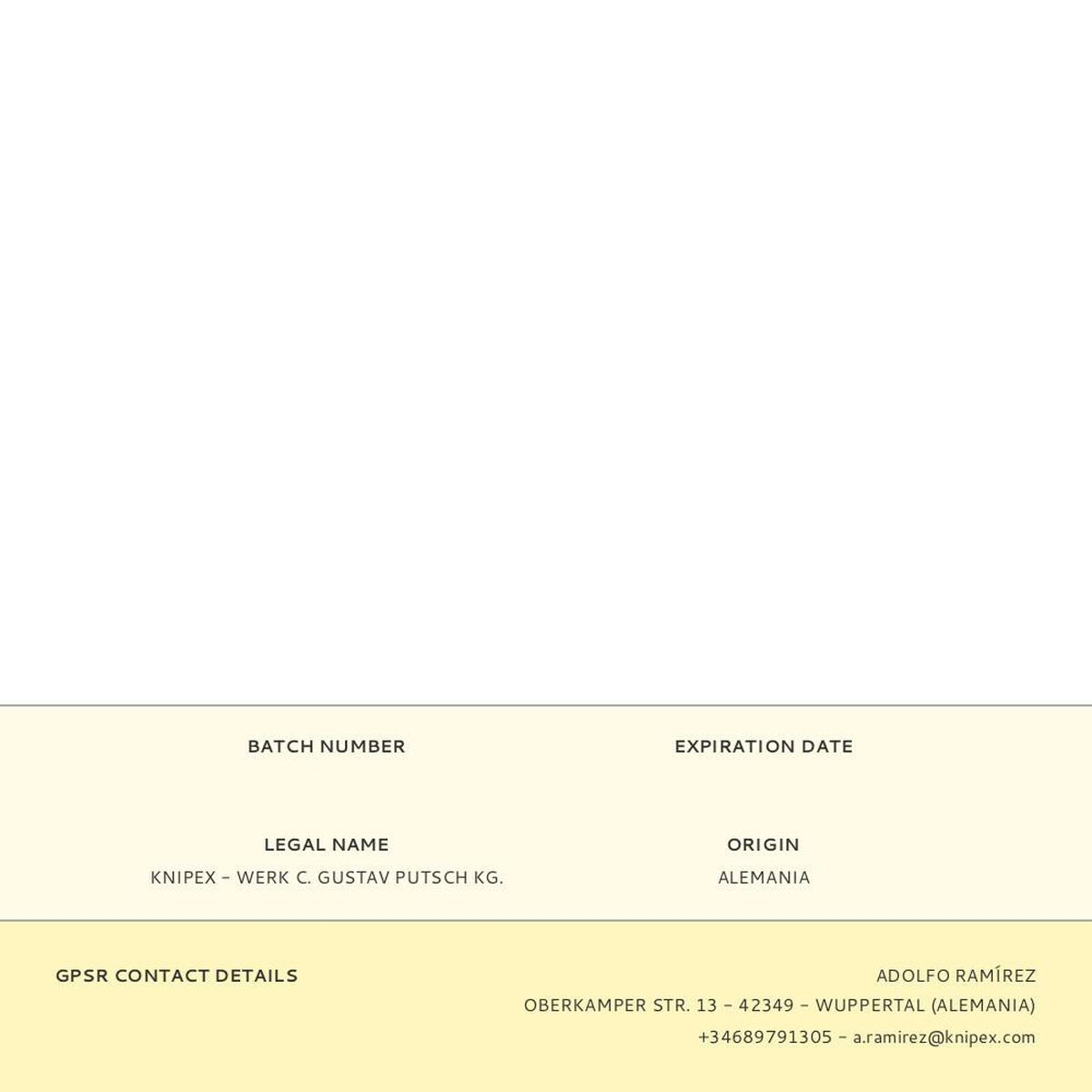 Szczypce do karbowania Knipex 200 x 85 x 20 mm