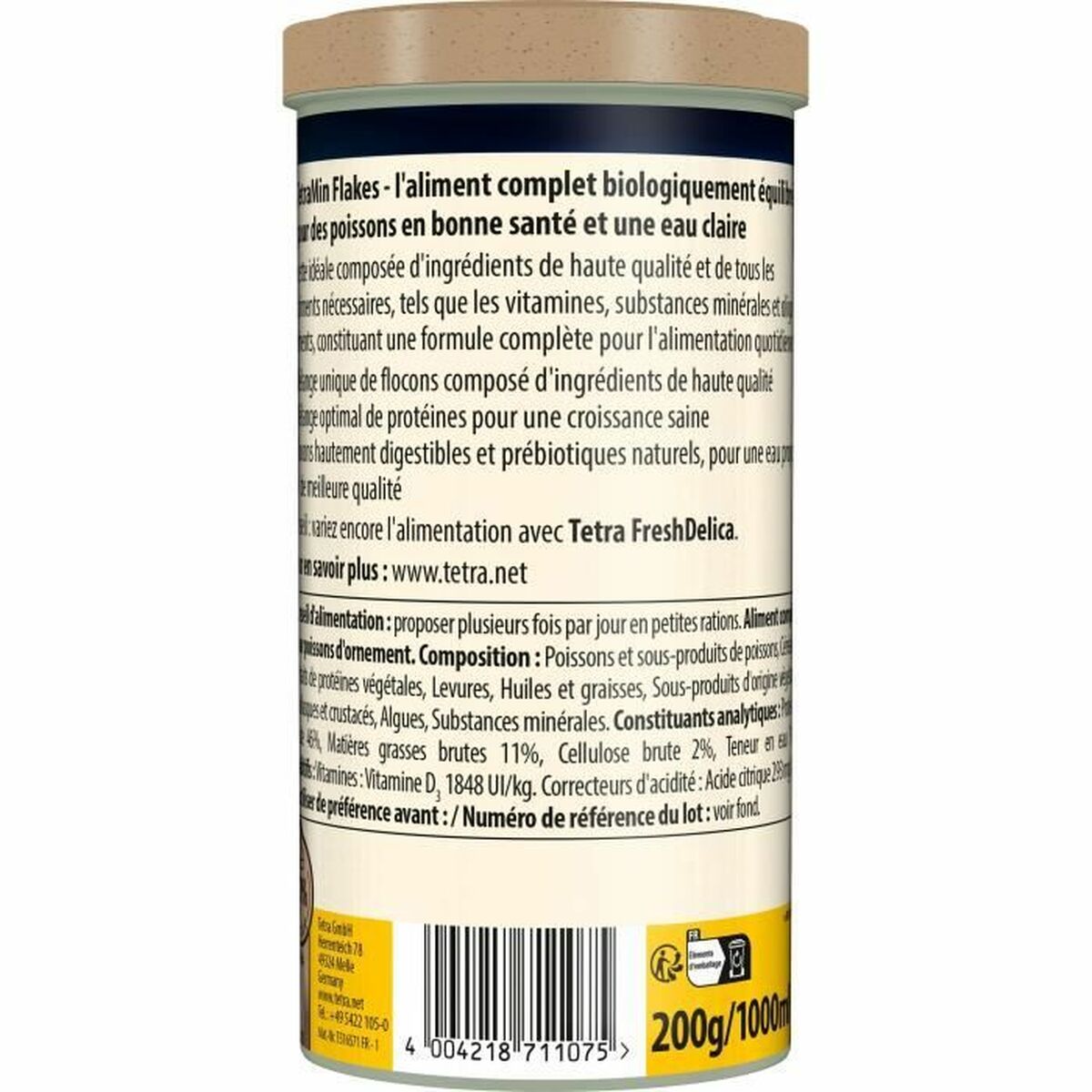 Visvoer Tetra TetraMin Flakes 1 L