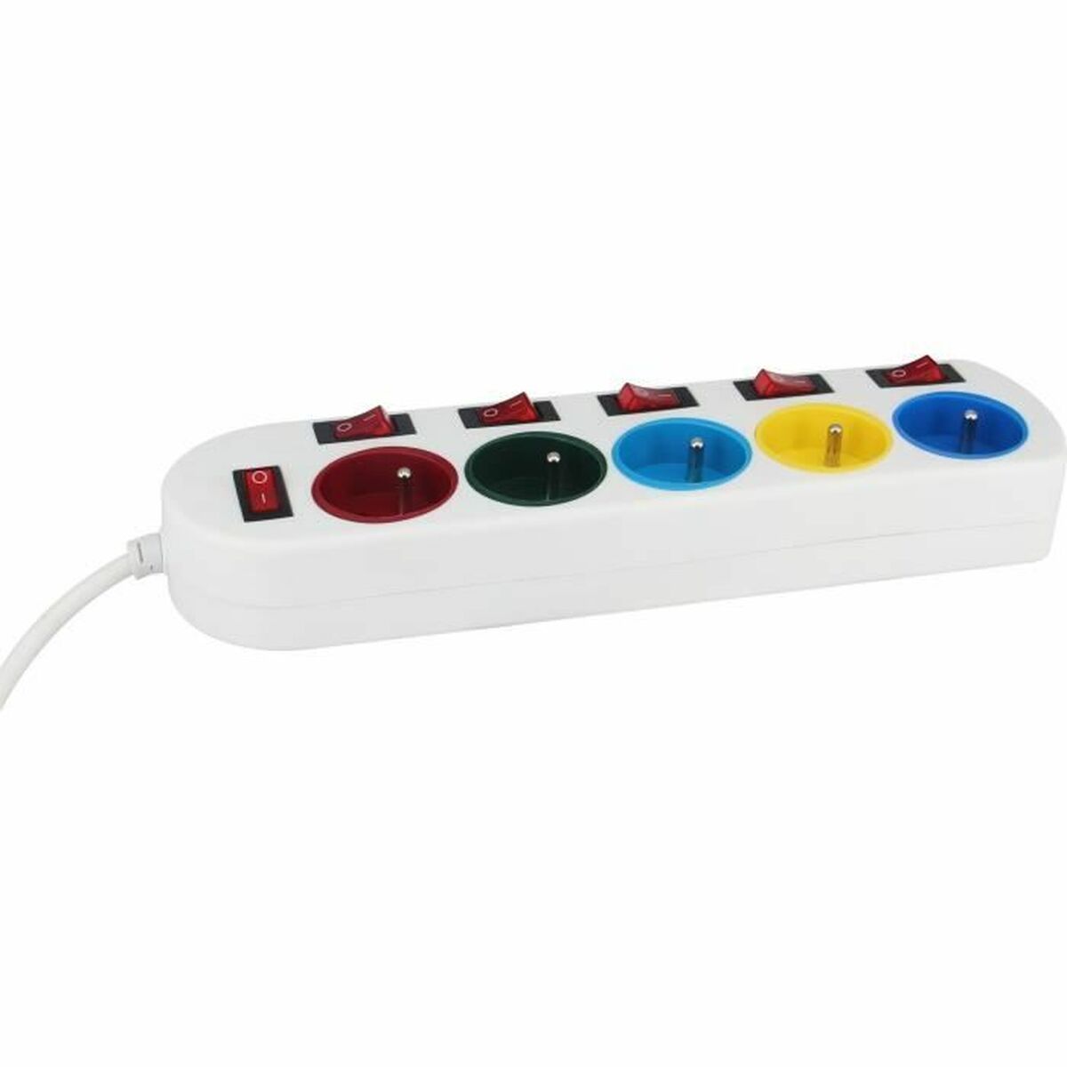 Afbeeldingen van Power Socket - 5 sockets with Switch GAO 3680 W