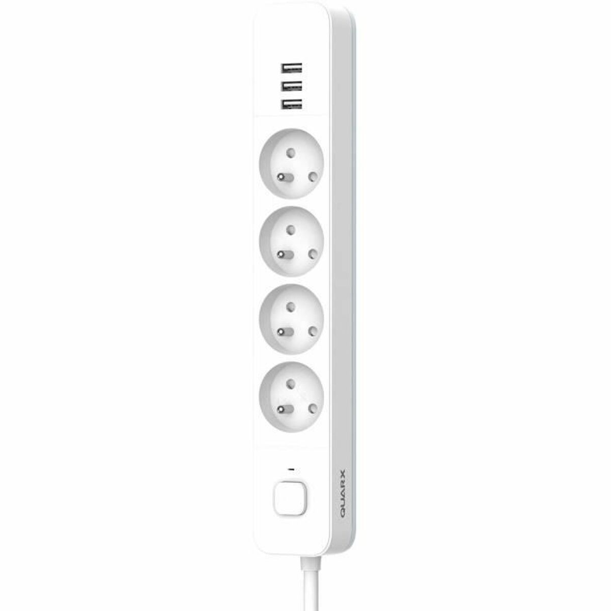 Afbeeldingen van 4-socket plugboard with power switch QUARX (1,5 m)
