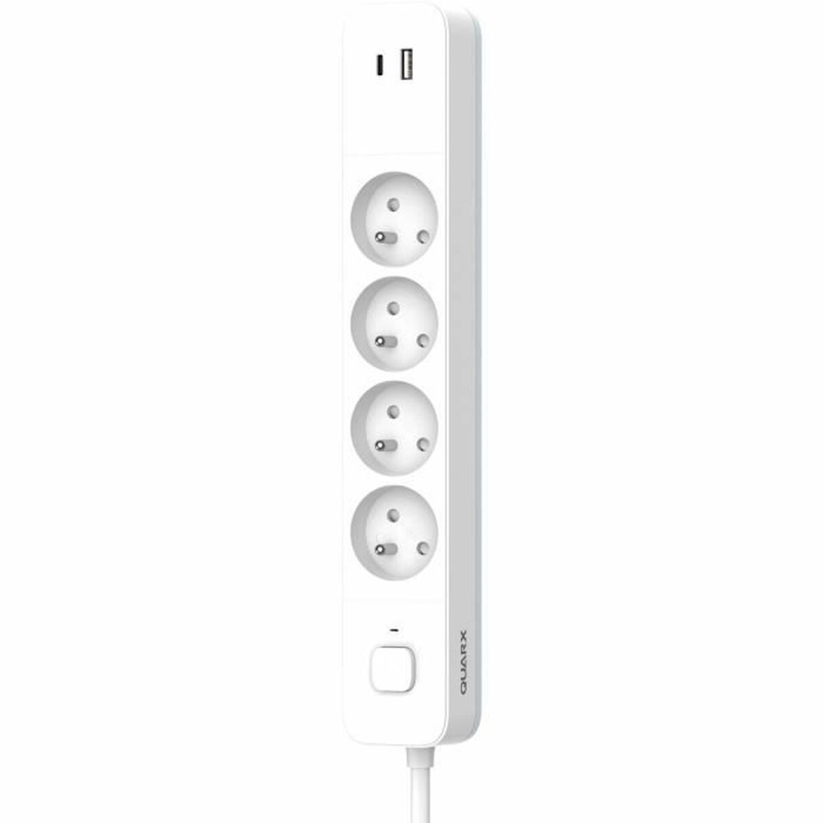 Afbeeldingen van 4-socket plugboard with power switch QUARX (1,5 m)