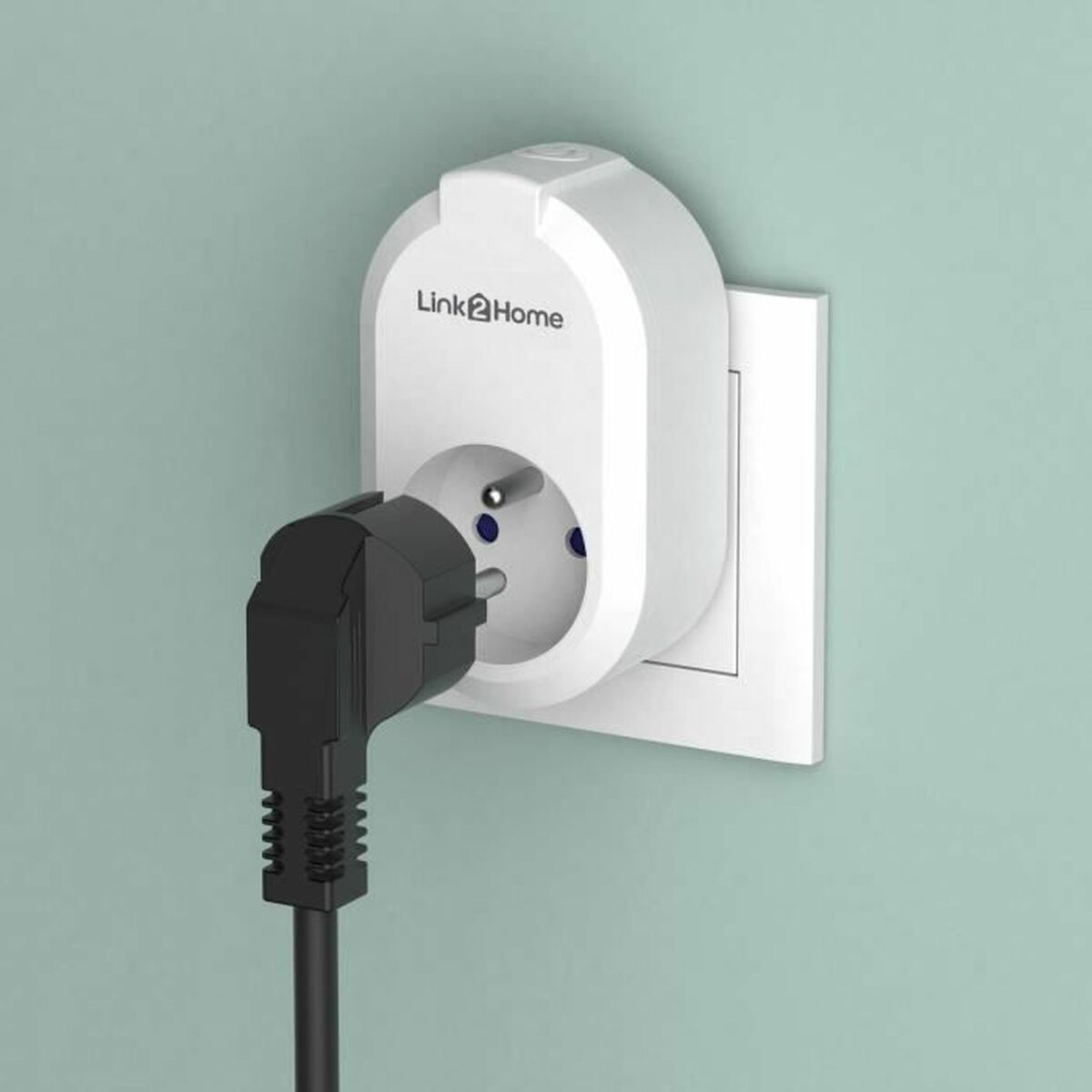 Slim Stopcontact LINK2HOME 230 V (2 Stuks)