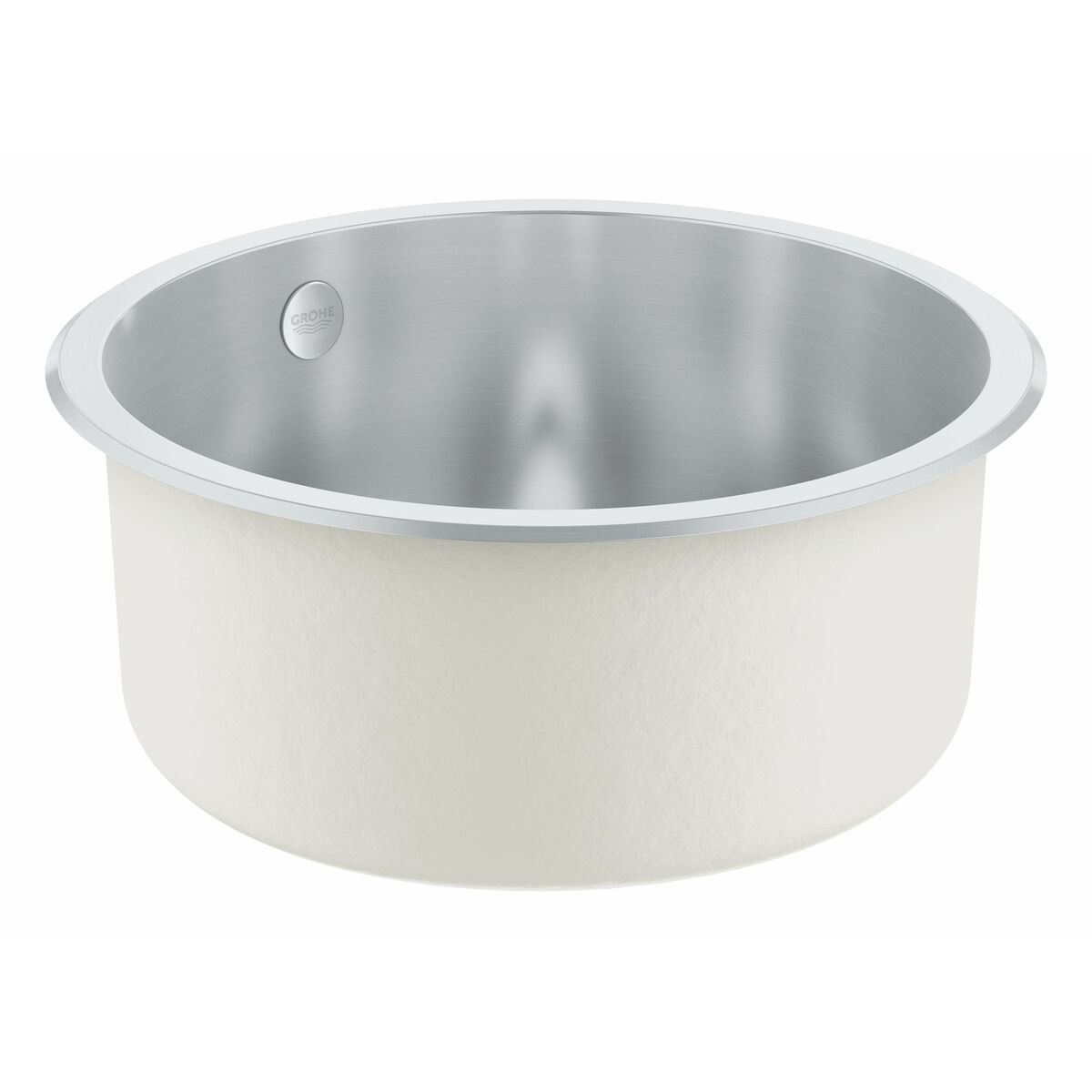 Wastafel met Eén Spoelbak Grohe K200 Grijs