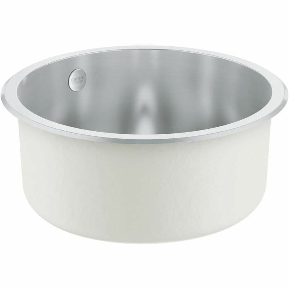 Wastafel met Eén Spoelbak Grohe K200 Grijs