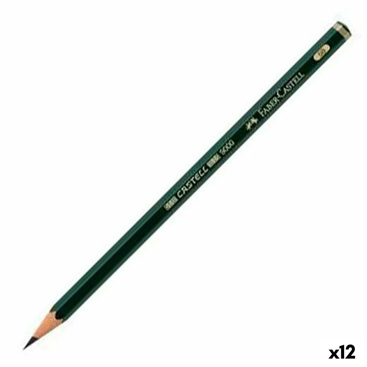 Crayon Faber-Castell 9000 Écologique 5B (12 Unités)