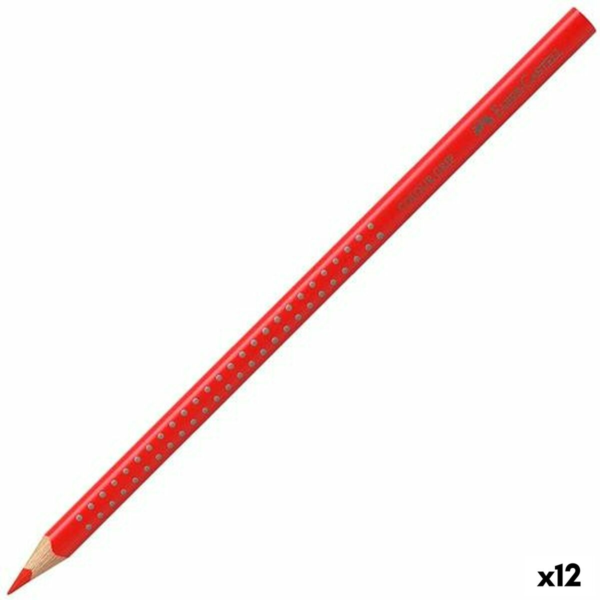 crayons de couleurs pour aquarelle Faber-Castell Rouge Écarlate Intense (12 Unités)