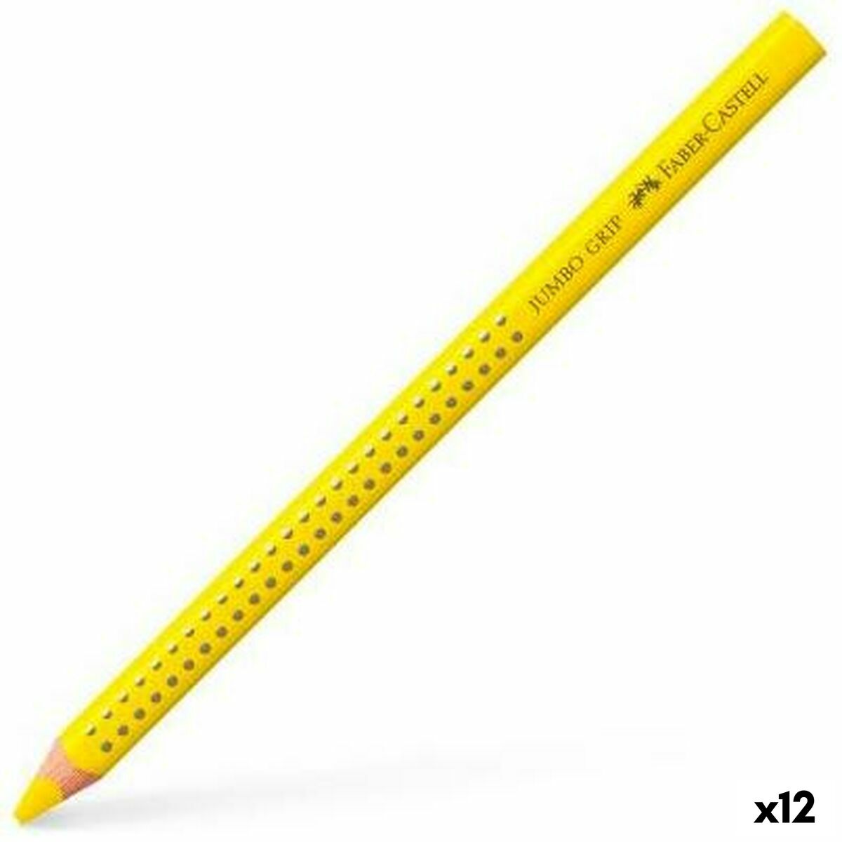 Crayons de couleur Faber-Castell Jaune (12 Unités)