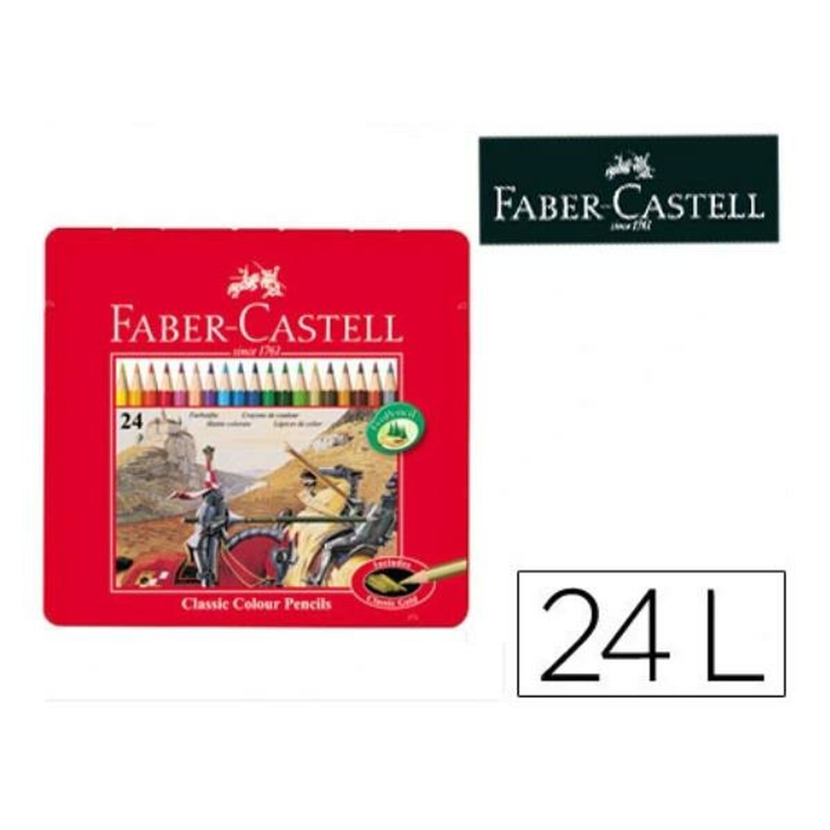 Crayon Faber-Castell 115824 Rouge 24