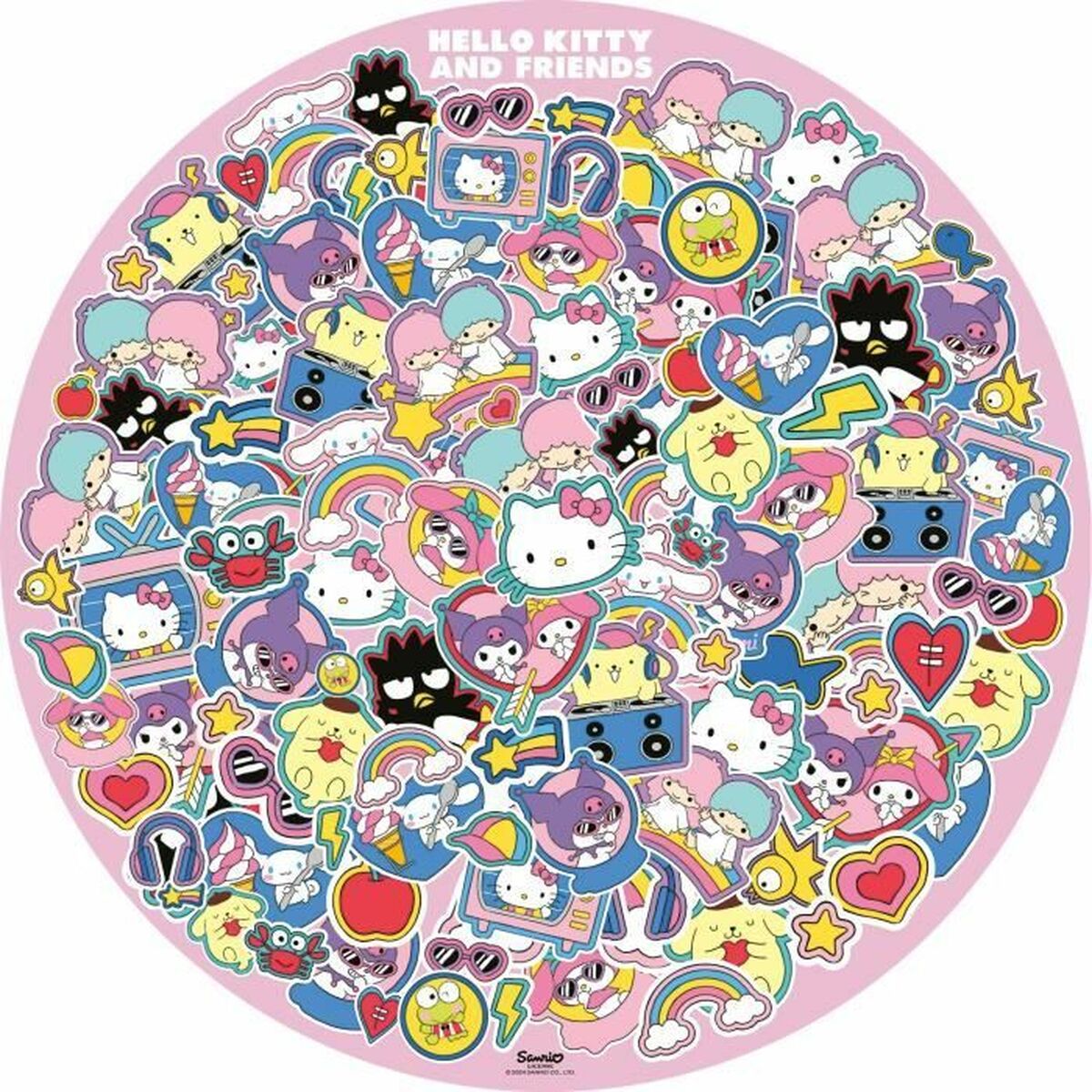 Puzzel Hello Kitty Hello Kity and friends 500 Onderdelen