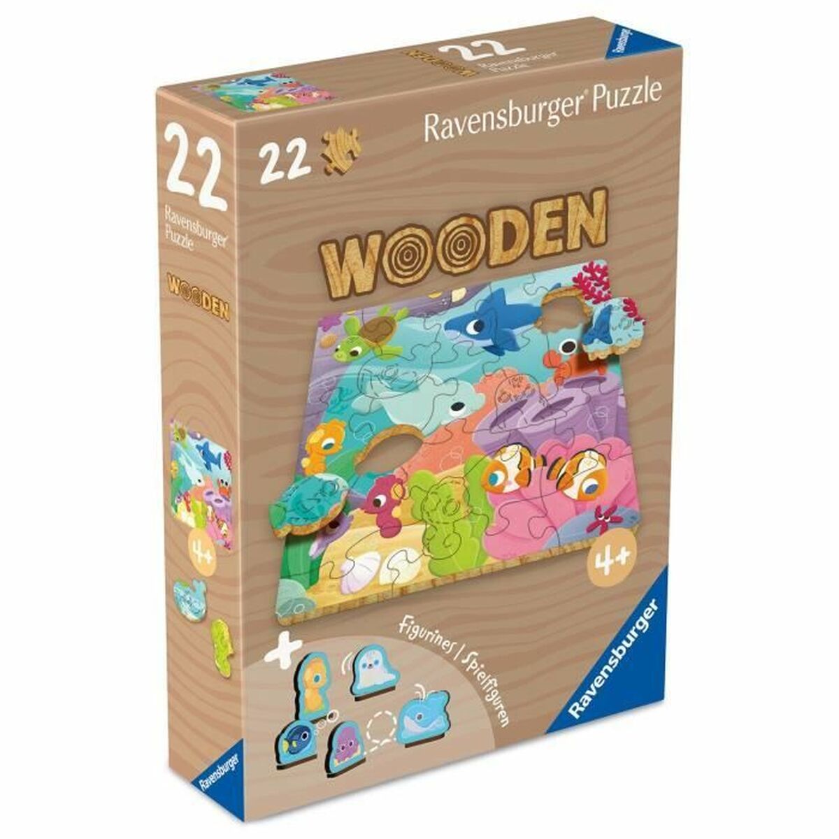 Puzzel Ravensburger Wooden 22 Onderdelen