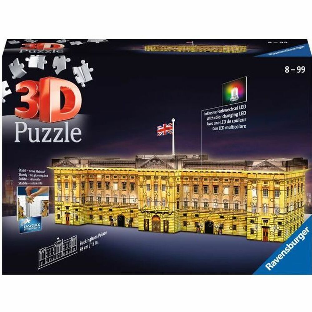 mild operator gemeenschap 3D puzzel Ravensburger Buckingham Palace Illuminated 216 Onderdelen - PS  Home Shopping