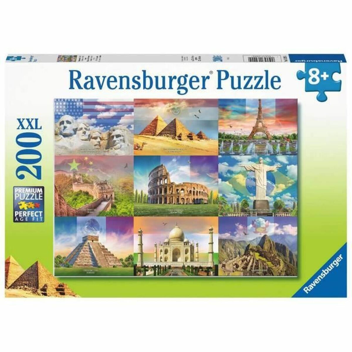 Puzzle Ravensburger 13290 XXL Monumentos del mundo 200 Pièces