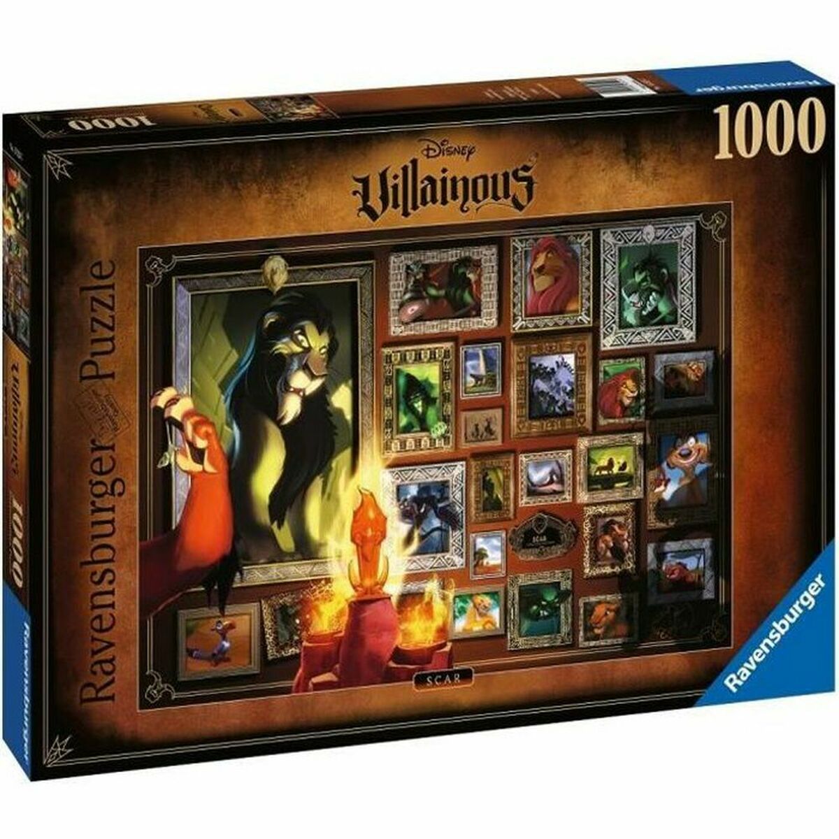 Puzzle Ravensburger Scar - Disney Villainous Collection (1000 Pièces)