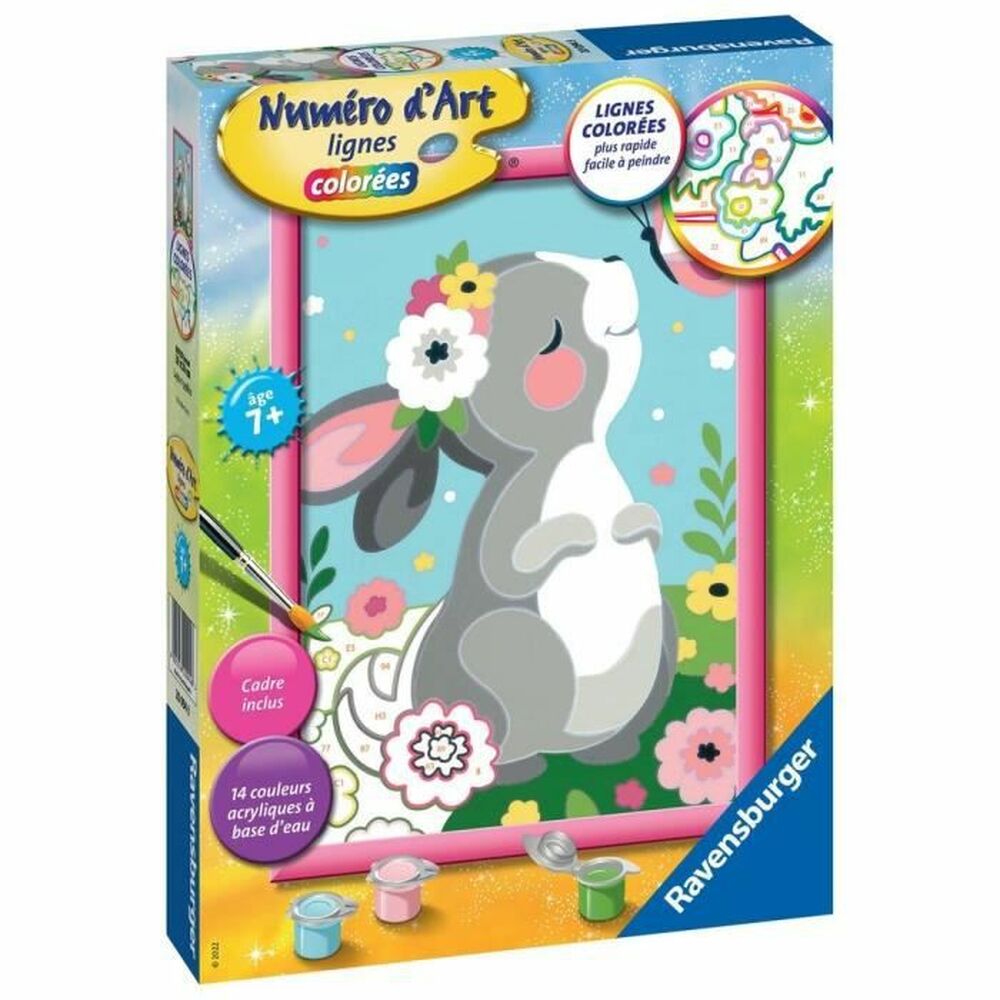 Dessins à peindre Ravensburger Rabbit and Butterfly