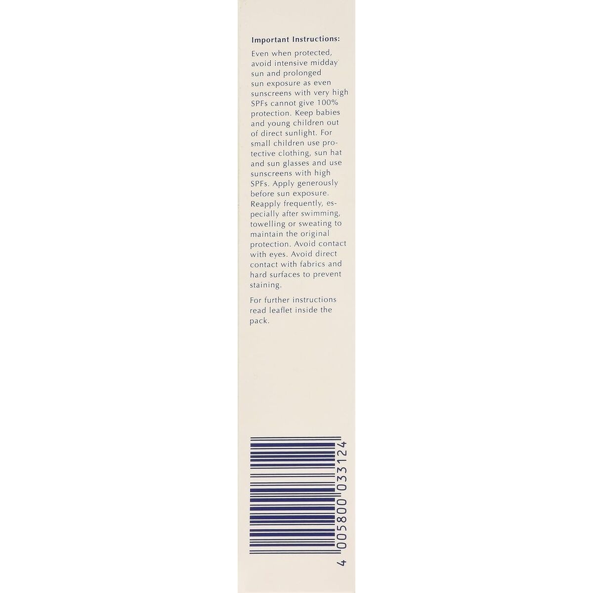 Gezichtszonnecrème Eucerin 3856515 Transparant Spf 50