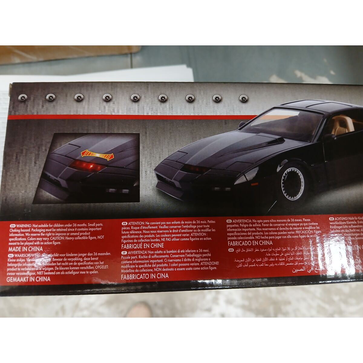 Car Hollywood Rides Simba Kitt Knight Rider 1:24 Black