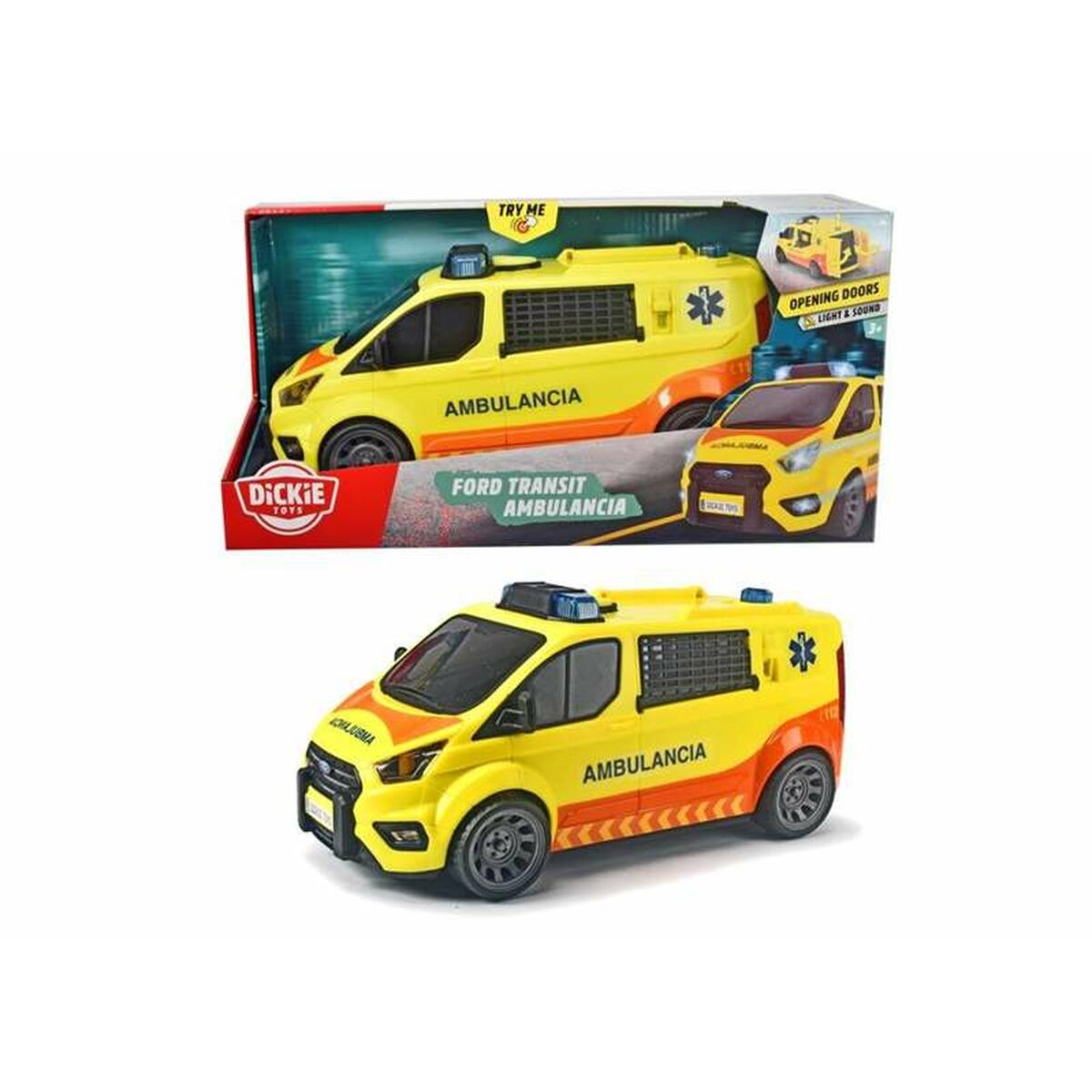 Ambulance avec Lumière et Son Dickie Toys 38 cm