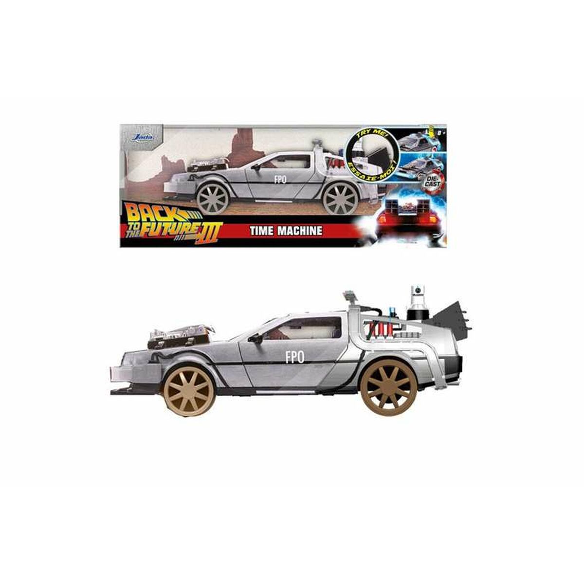 Samochód Smoby DeLorean - Back to the Future III 1885 1:24