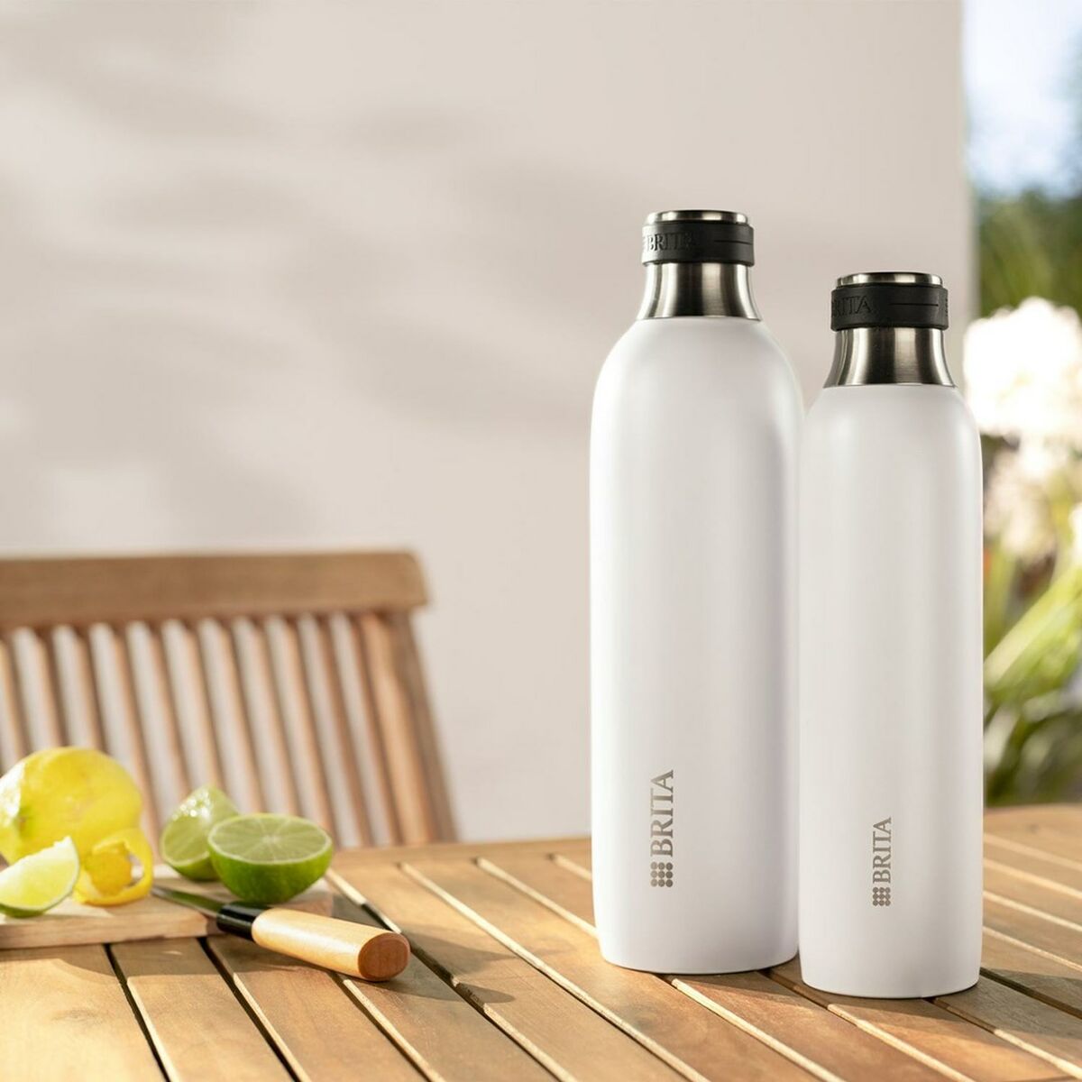 Image secondaire de Thermos Brita 1046735 Blanc Argenté Acier inoxydable