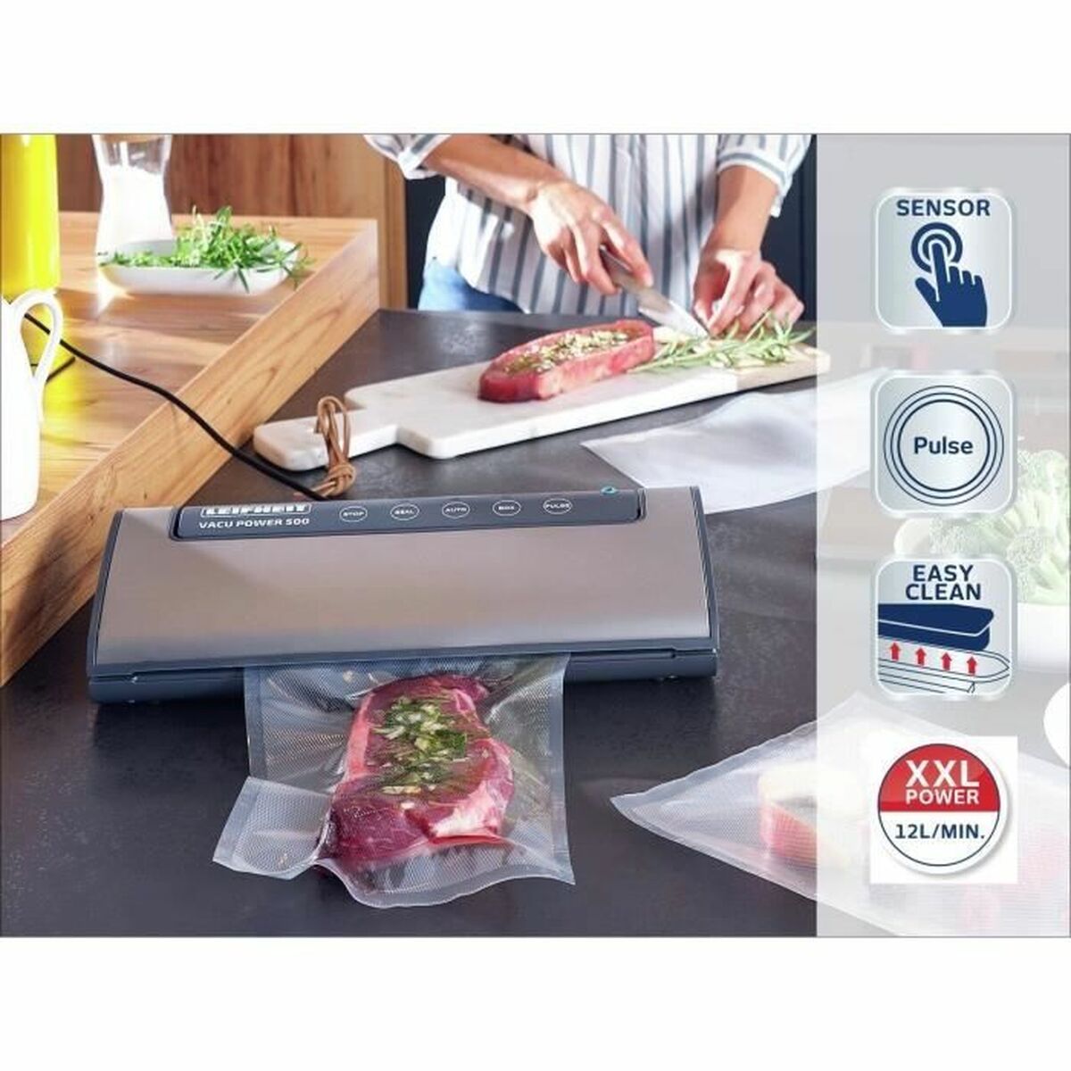 Image secondaire de Emballage sous vide Leifheit Vacu Power 500