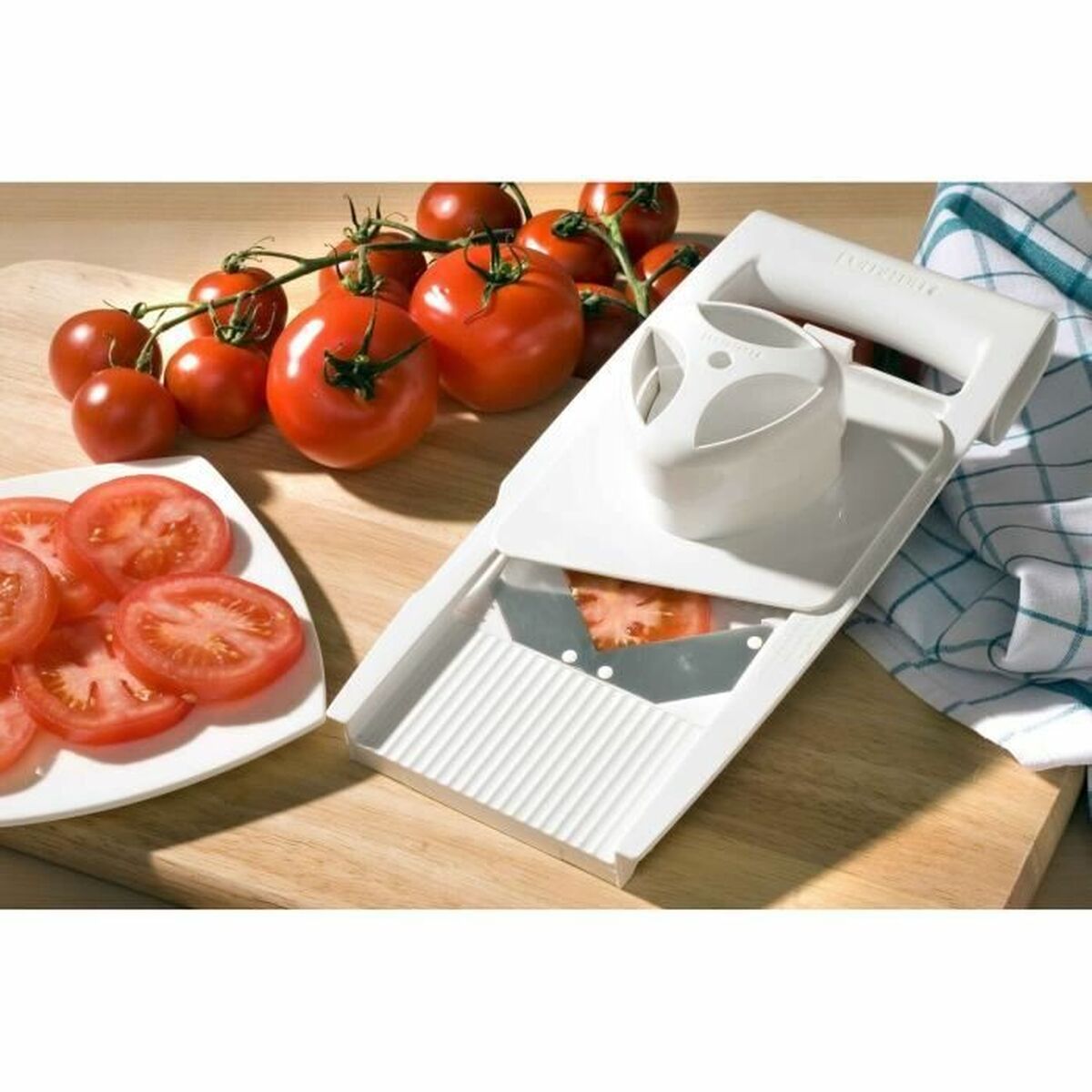 Image secondaire de Mandoline-Râpe Leifheit Blanc Acier inoxydable Plastique 4 en 1